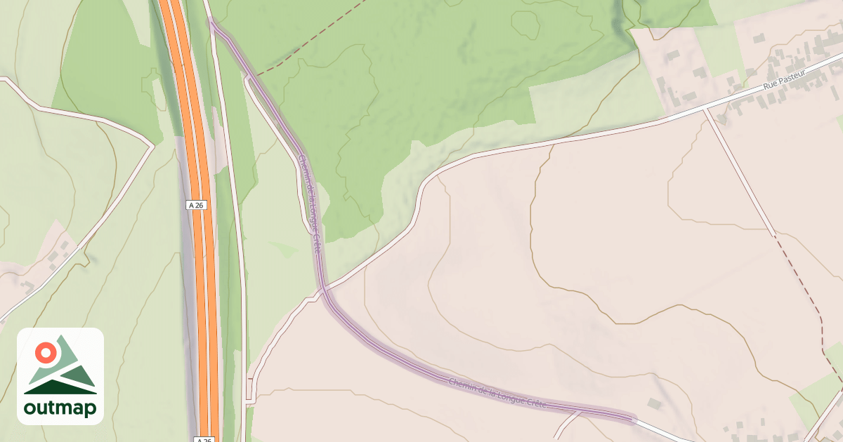 Map of Chemin de la Longue Crête