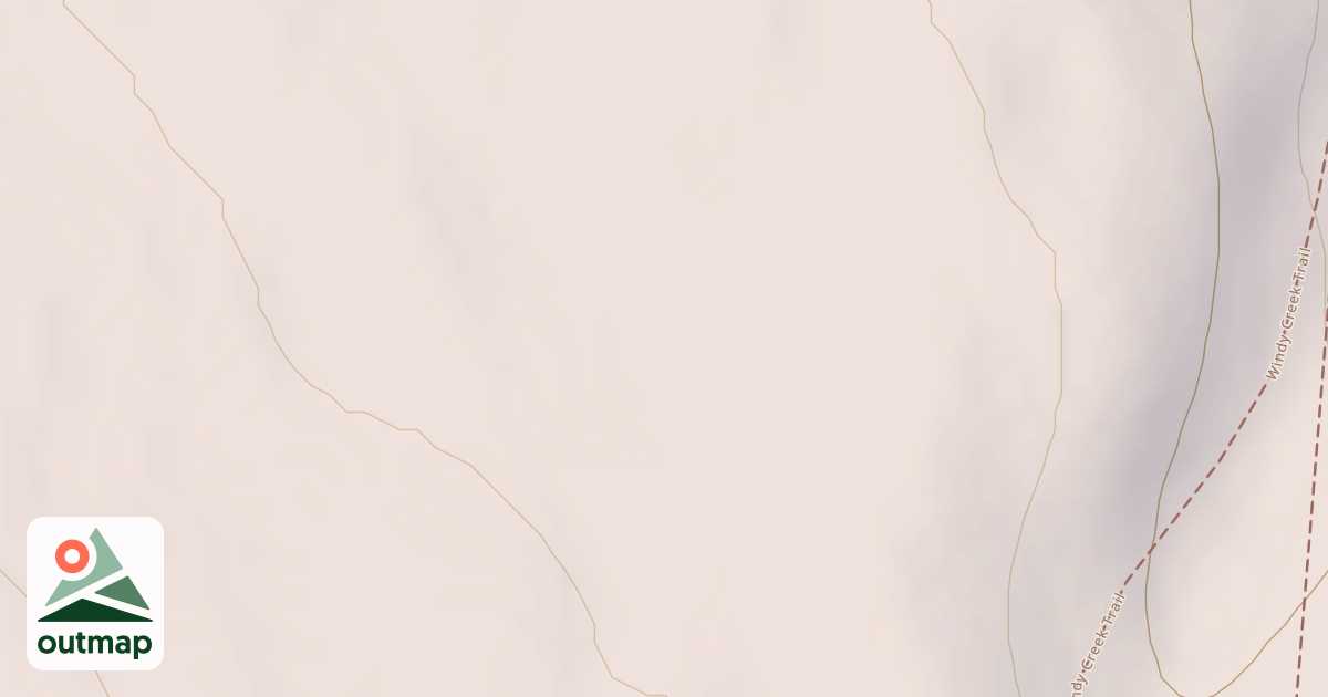 Map of Windy Creek Subsistence Ohv Trail