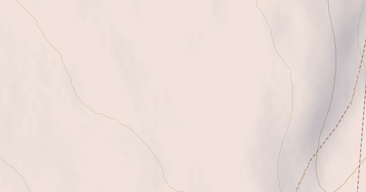 Map preview of Windy Creek Subsistence Ohv Trail