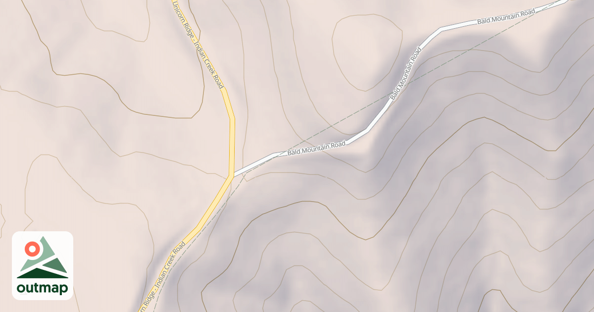 Map of BALD MOUNTAIN