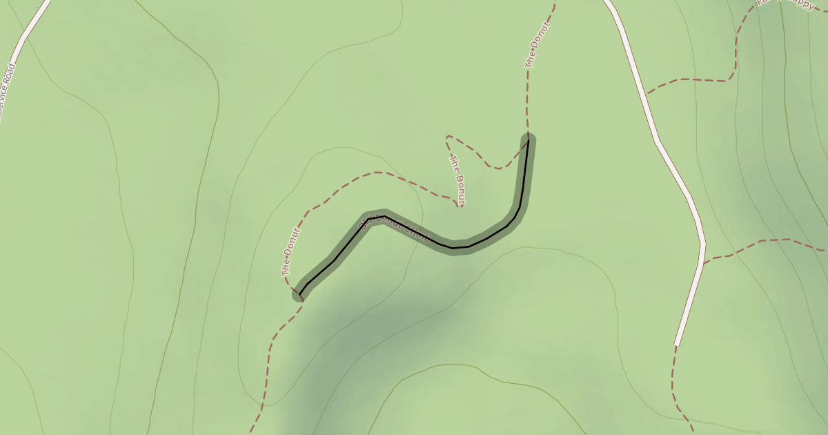 Map preview of Old Donut Climb