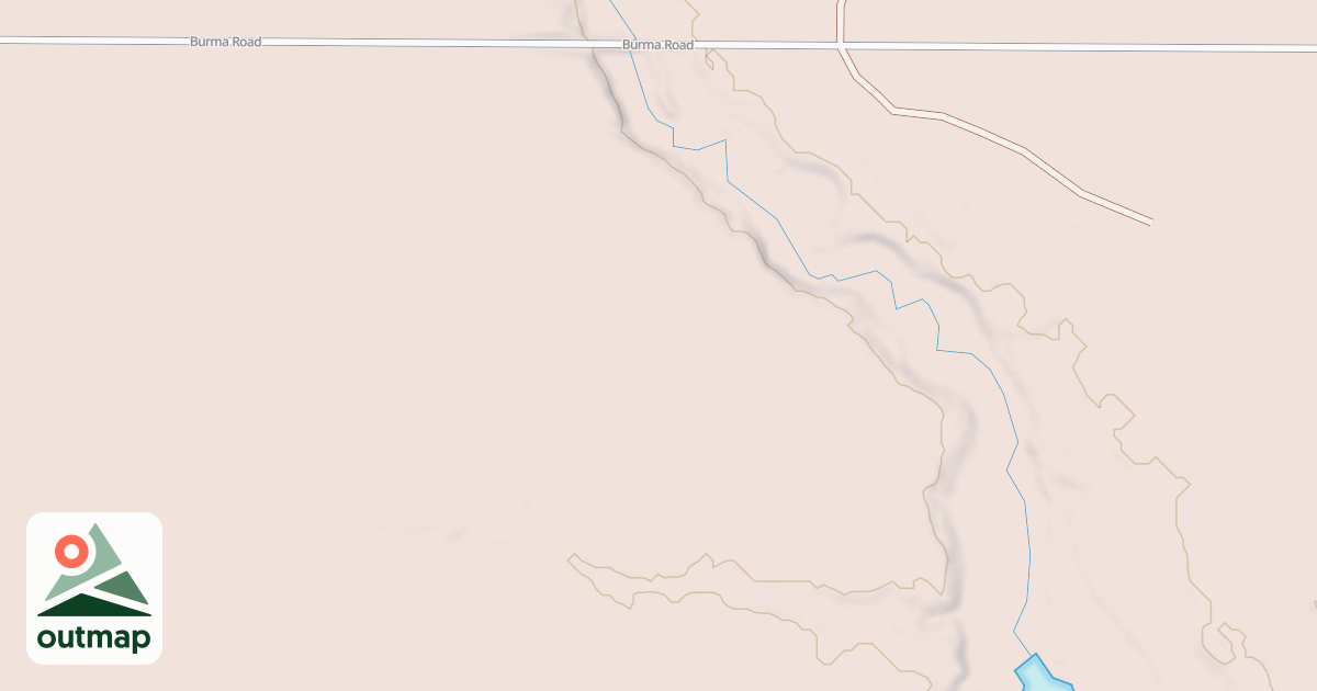 Map of BURMA GRADE SPUR B