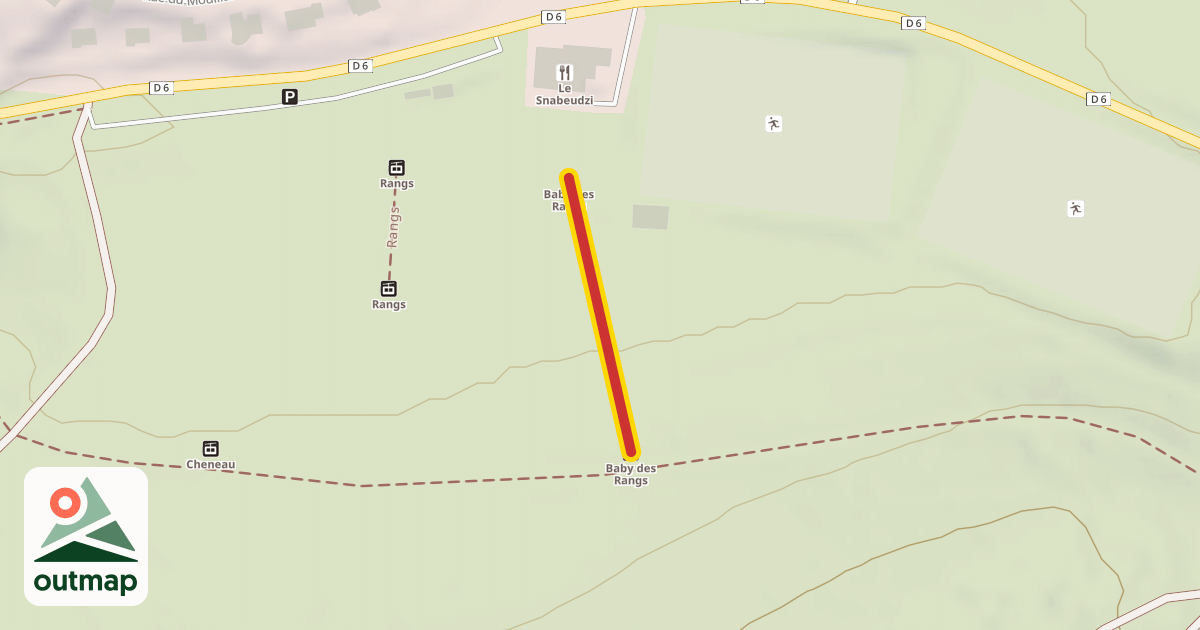 Map of Baby des Rangs