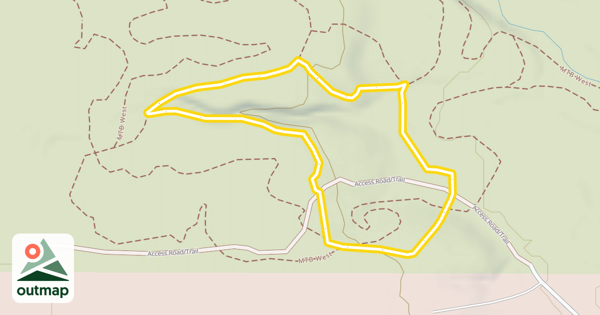 Map of Orange Ski Loop