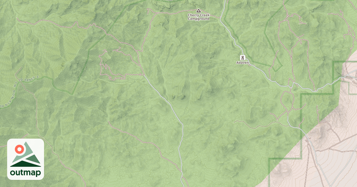 Map of PINE CREEK