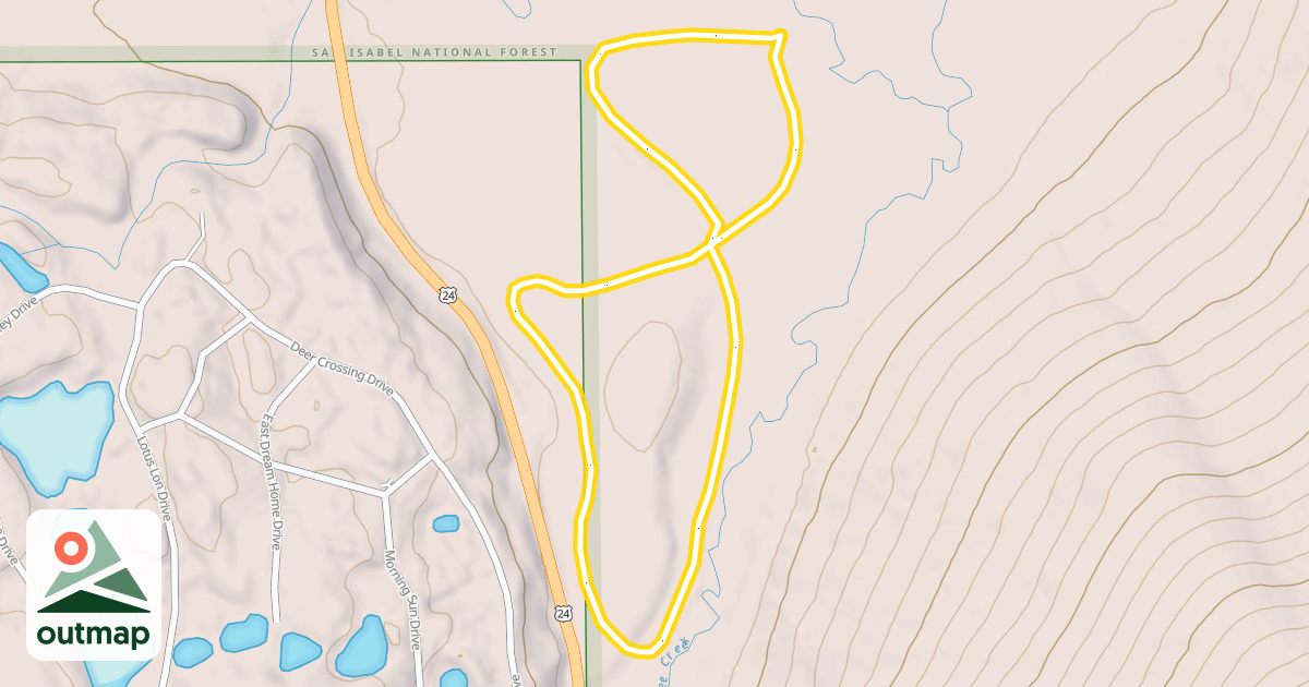 Map of Fish Flats