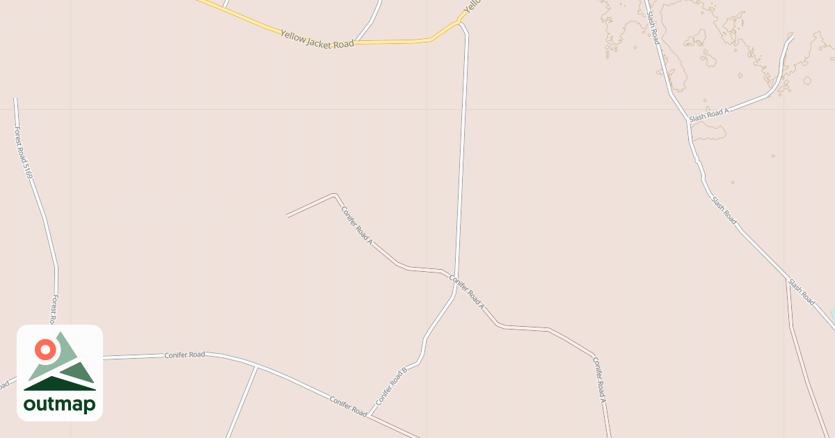 Map of CONIFER B