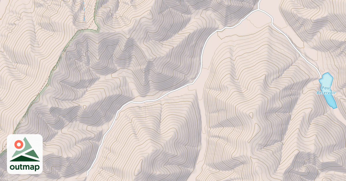 Map of MODOC-WEST