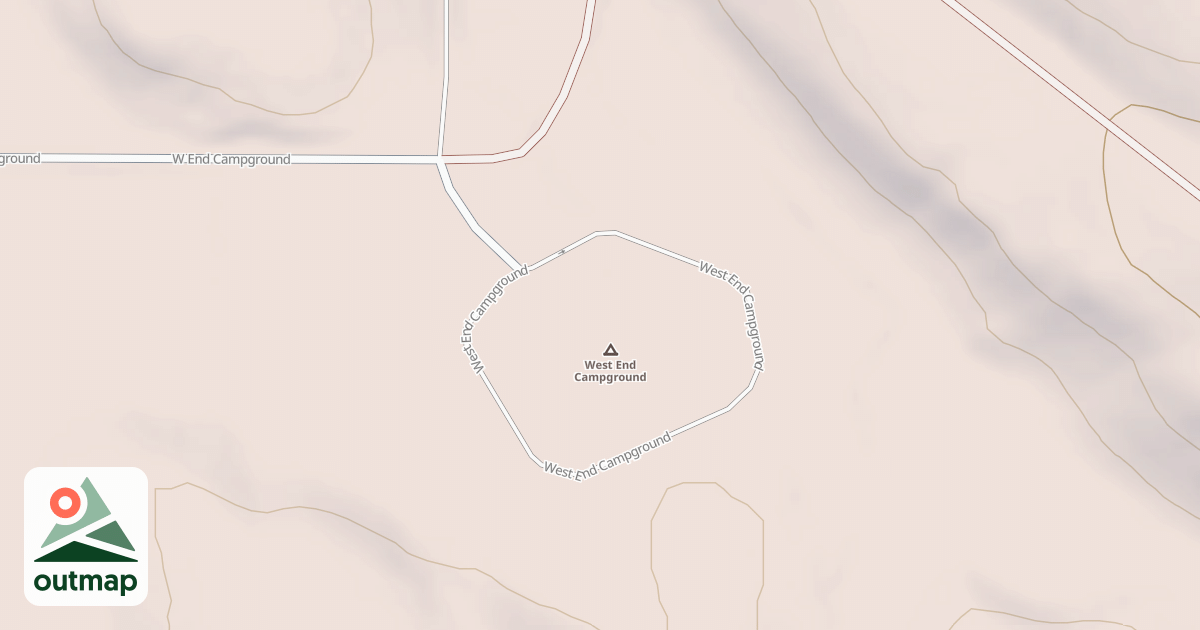 Map of WEST END CG LOOP A