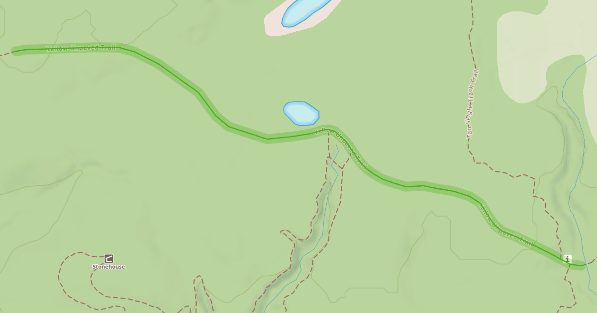 Map preview of Yellow Unpaved Trail