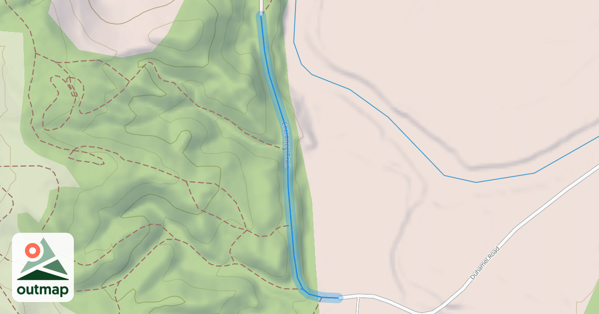 Map of Entrance Trail