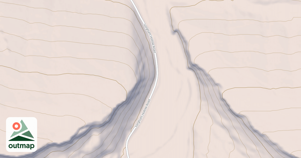 Map of Huckleberry Mtn-Orange