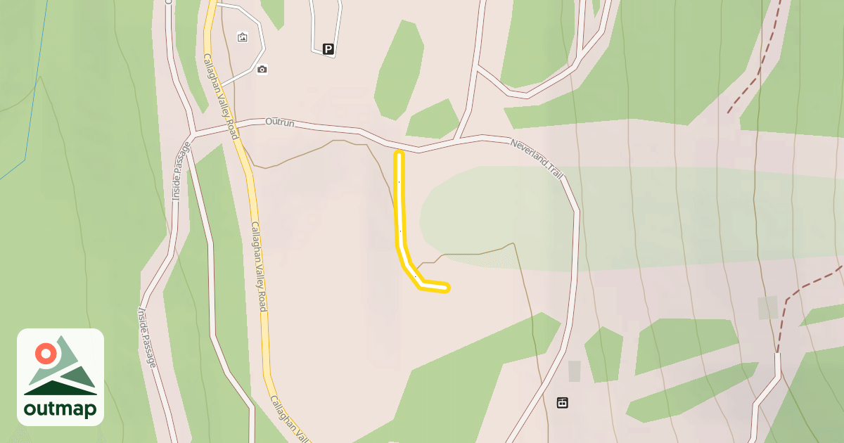 Map of Neverland Trail