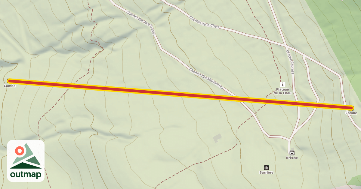 Map of Combe