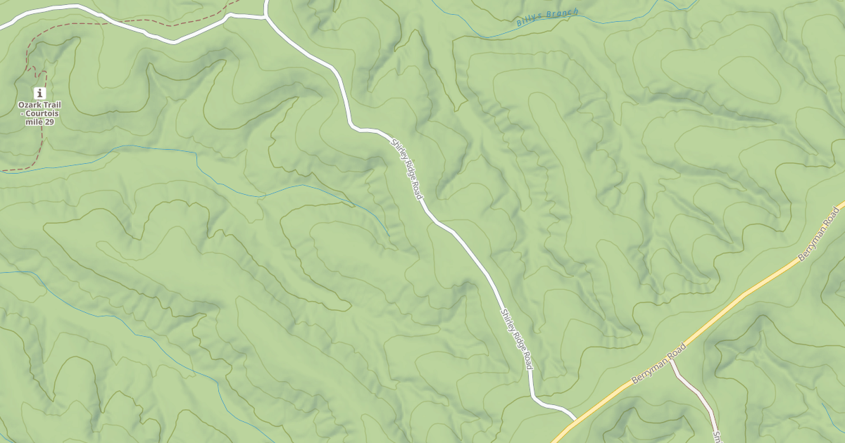 Map preview of SHIRLEY RIDGE