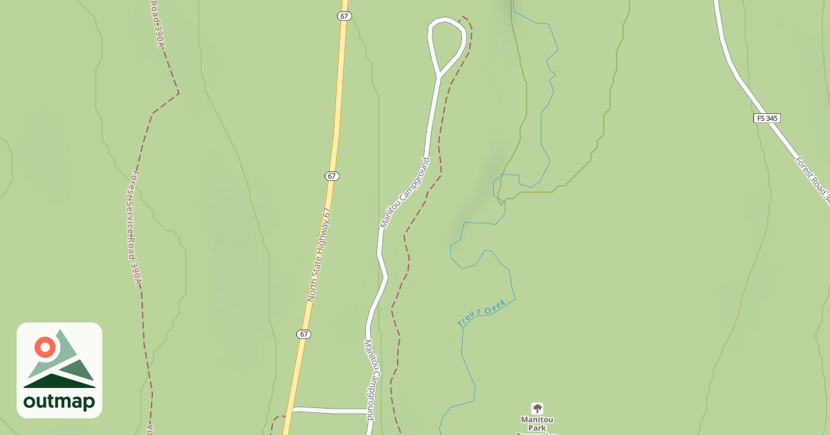 Map of MANITOU PG NORTH