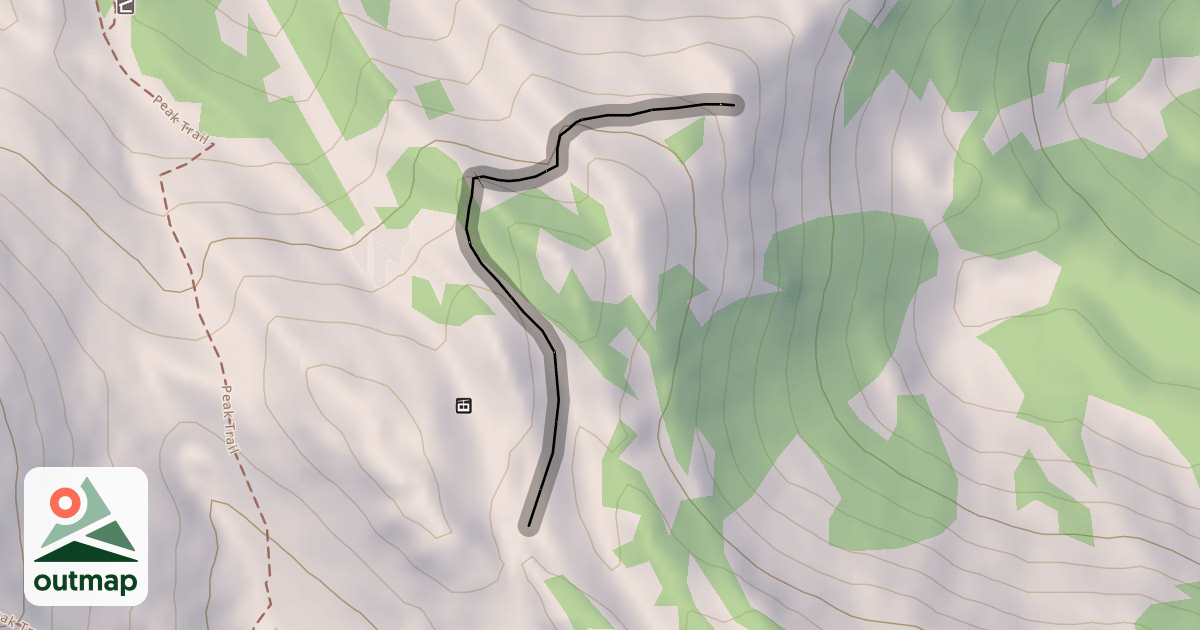 Map of Headwall Ridge Traverse