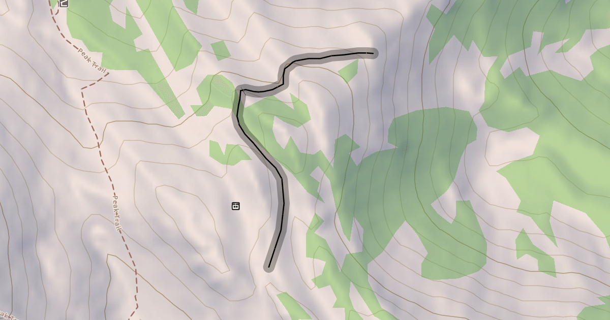 Map preview of Headwall Ridge Traverse
