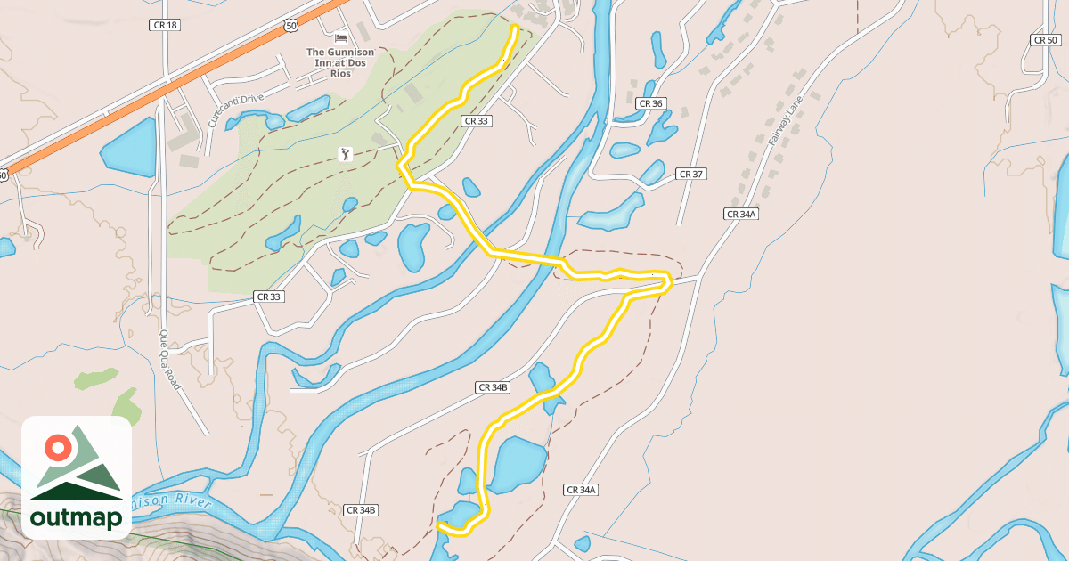 Map of Dos Rios Nordic