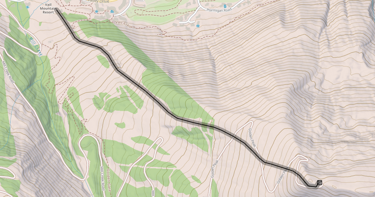 Map preview of Golden Peak Race