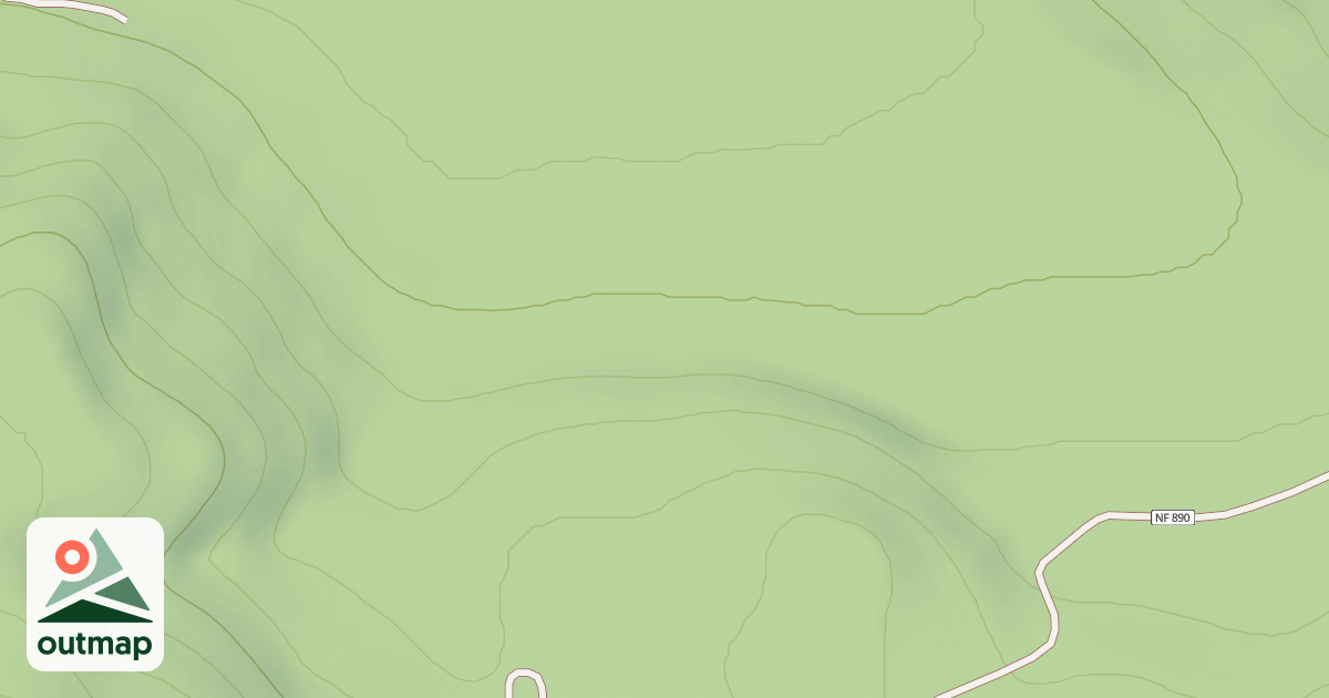 Map of Santiam Pass Ohv Jeep Tr #42