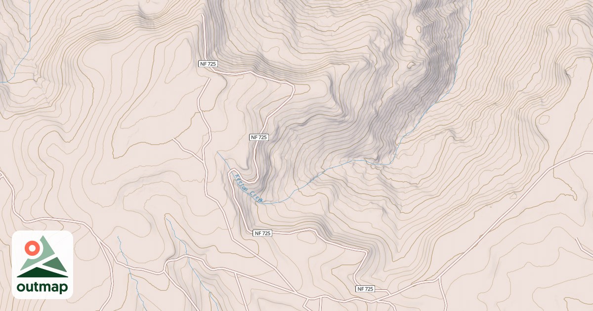 Map of USFS Motor Vehicle Use Map Roads {F7AE780A-E7A2-40BD-9A6A-D3A1272C7603}