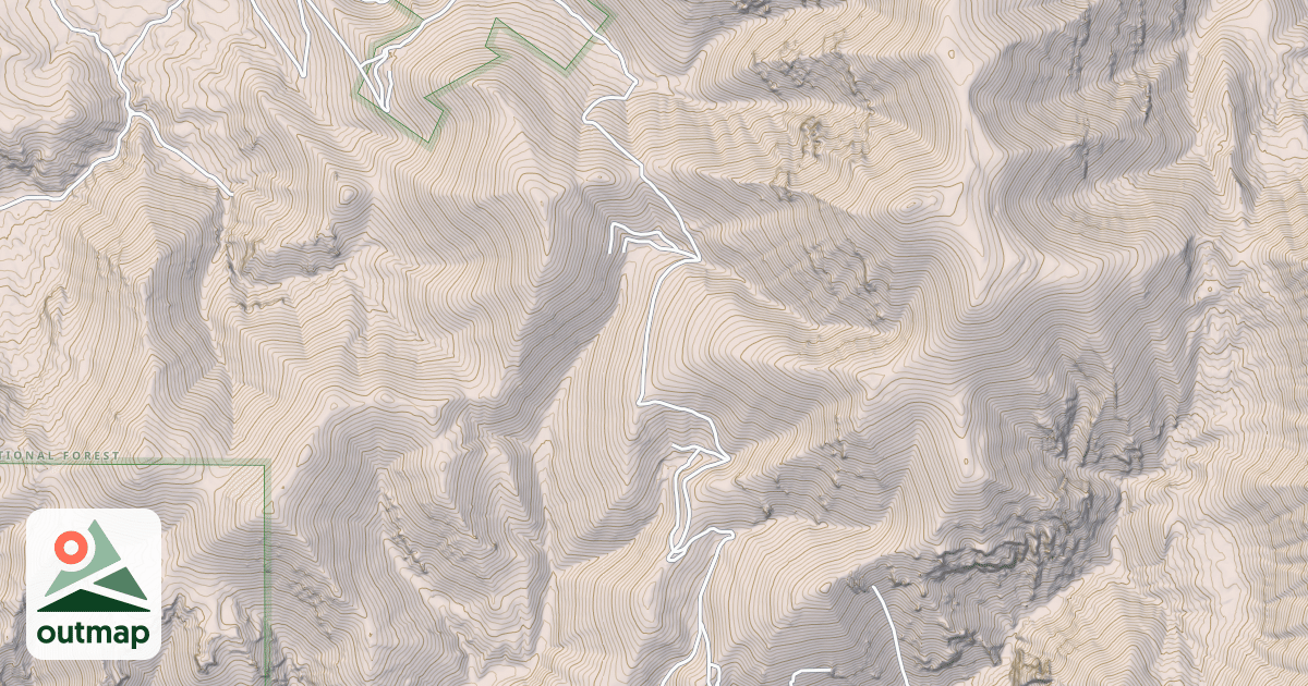 Map of Long Canyon