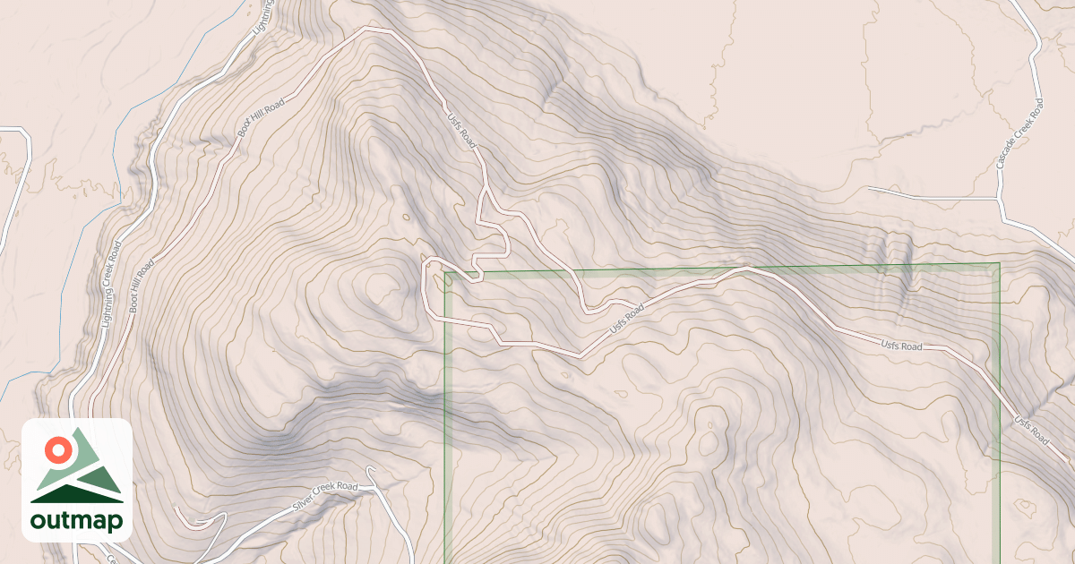 Map of BOOT HILL