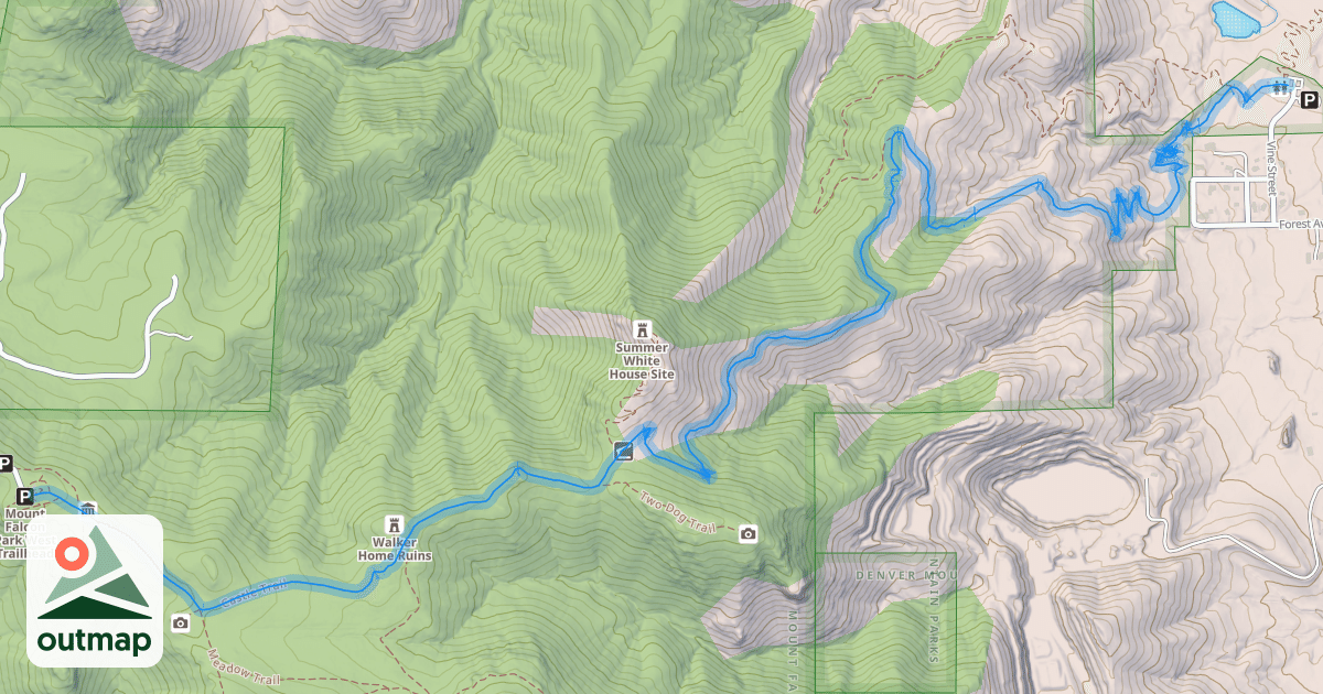 Map of Castle Trail