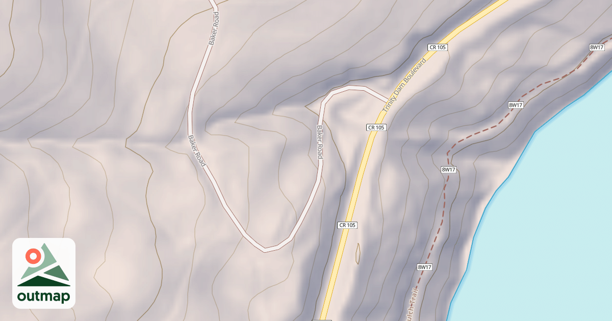 Map of BAKER