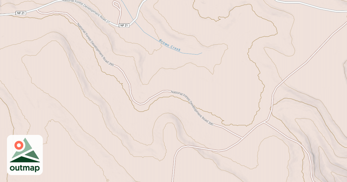 Map of USFS Motor Vehicle Use Map Roads {3DB272E0-CC90-4740-85B1-2E46E12B5A26}