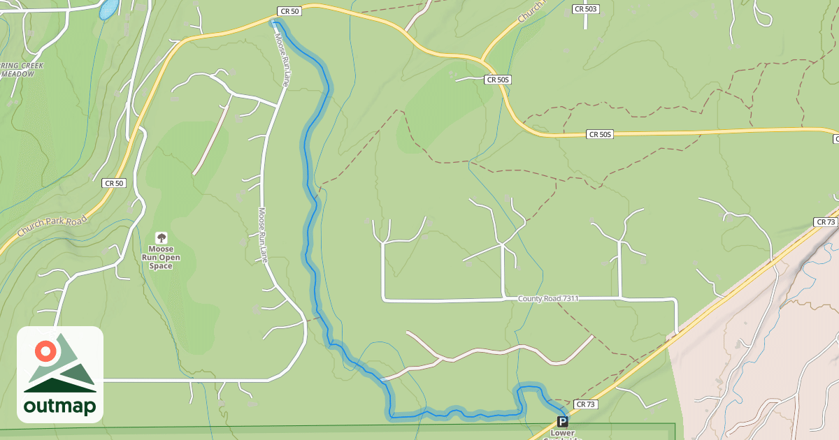 Map of Northwest Passage Trail