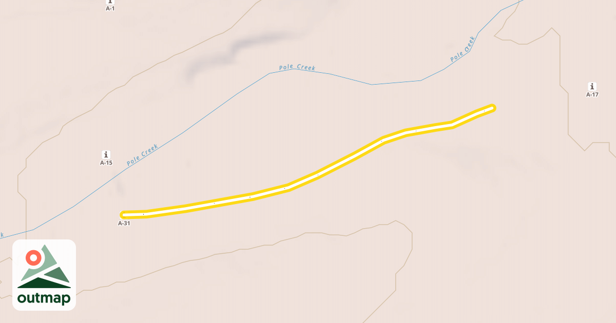 Map of Pole Creek