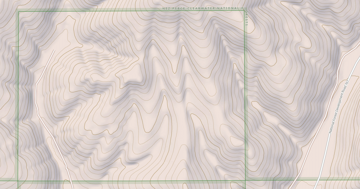 Map preview of Palouse Ohv - Greenhorn