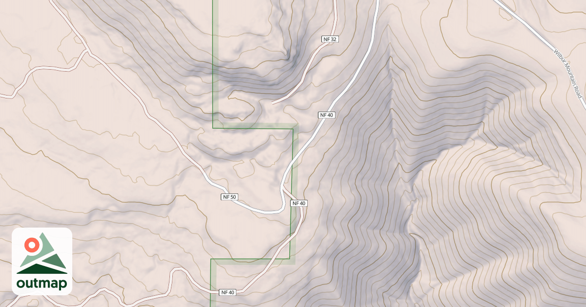 Map of USFS Motor Vehicle Use Map Roads {52E244A1-8DDB-4082-8E73-2F7F58010FAD}