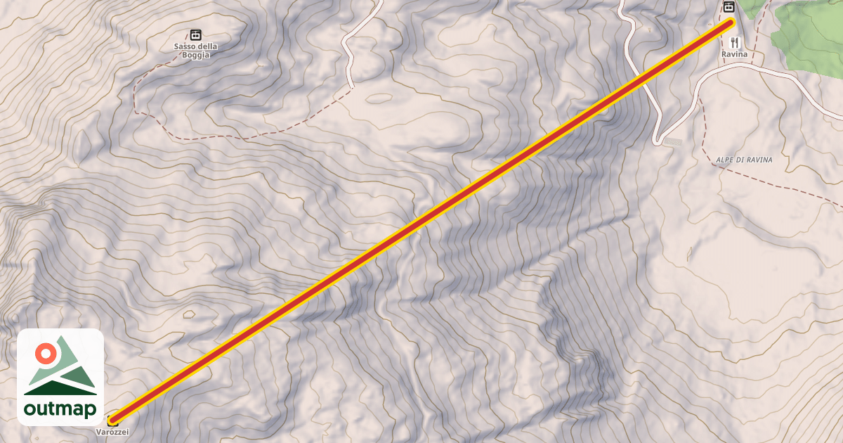 Map of (F) Ravina - Varozzei