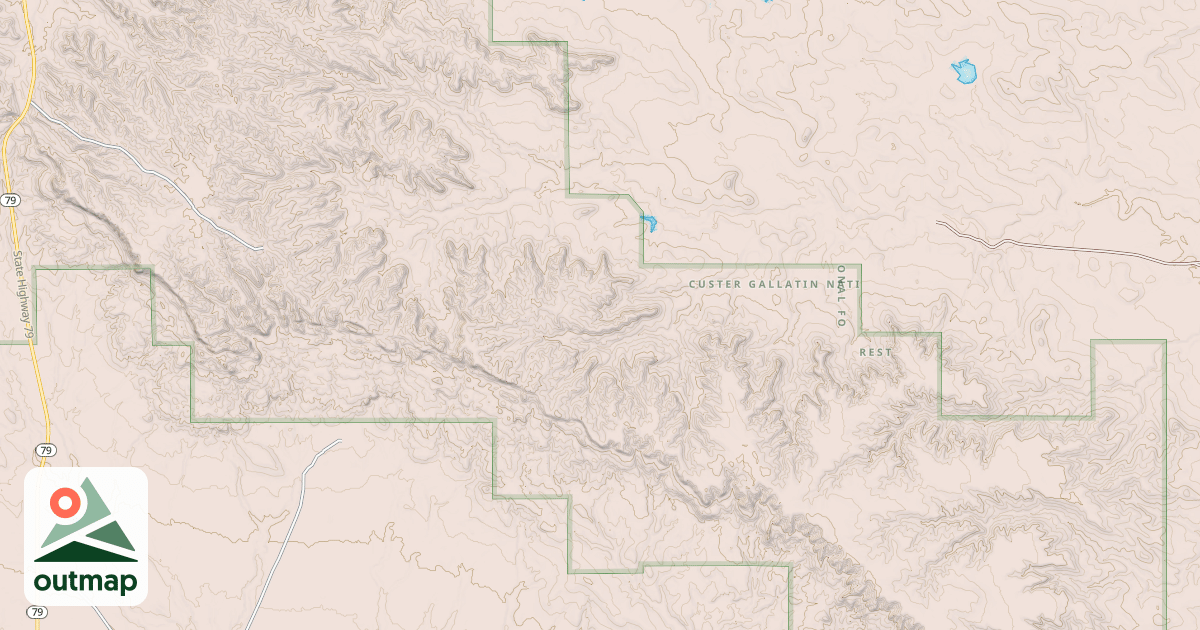 Map of Summit Divide