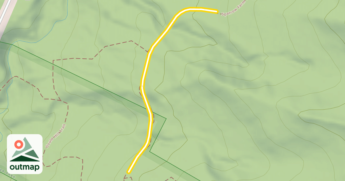 Map of Sparrow Farm Trail