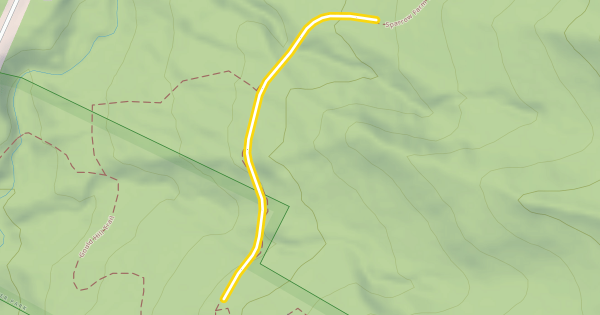 Map preview of Sparrow Farm Trail