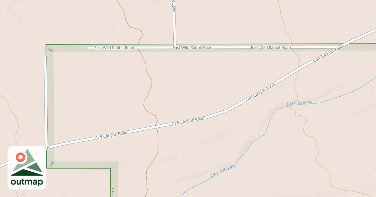 Map of CARR CANYON