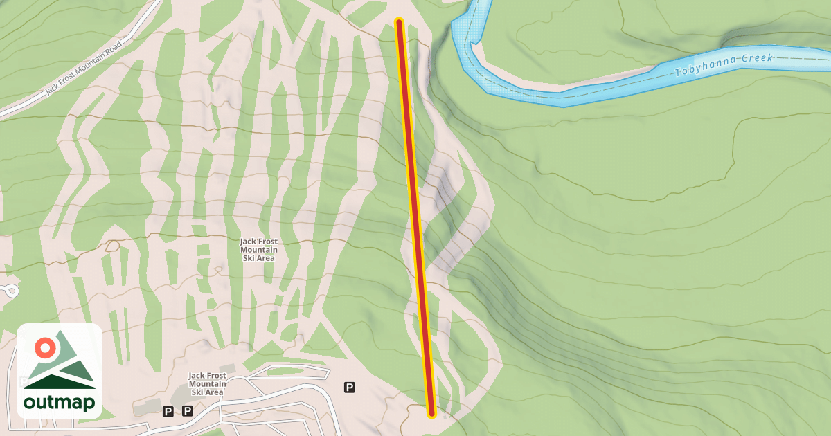 Map of East Mountain Lift I