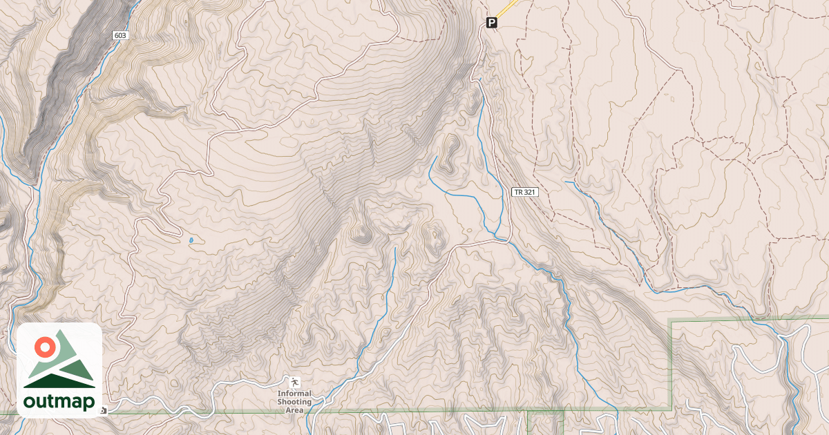 Map of TURKEY SPRINGS