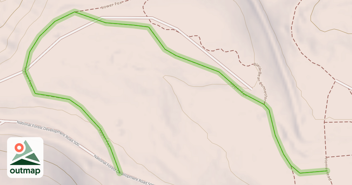 Map of Upper Fox