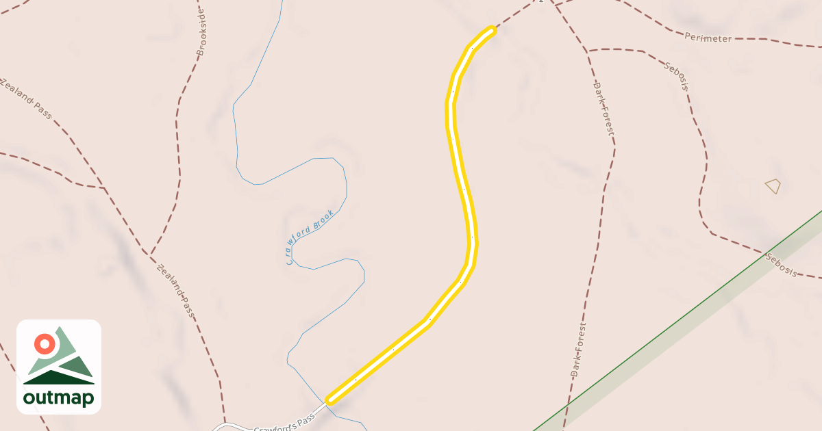 Map of Crawford's Pass