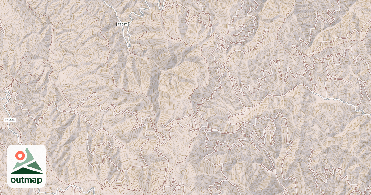 Map of Granite High Country