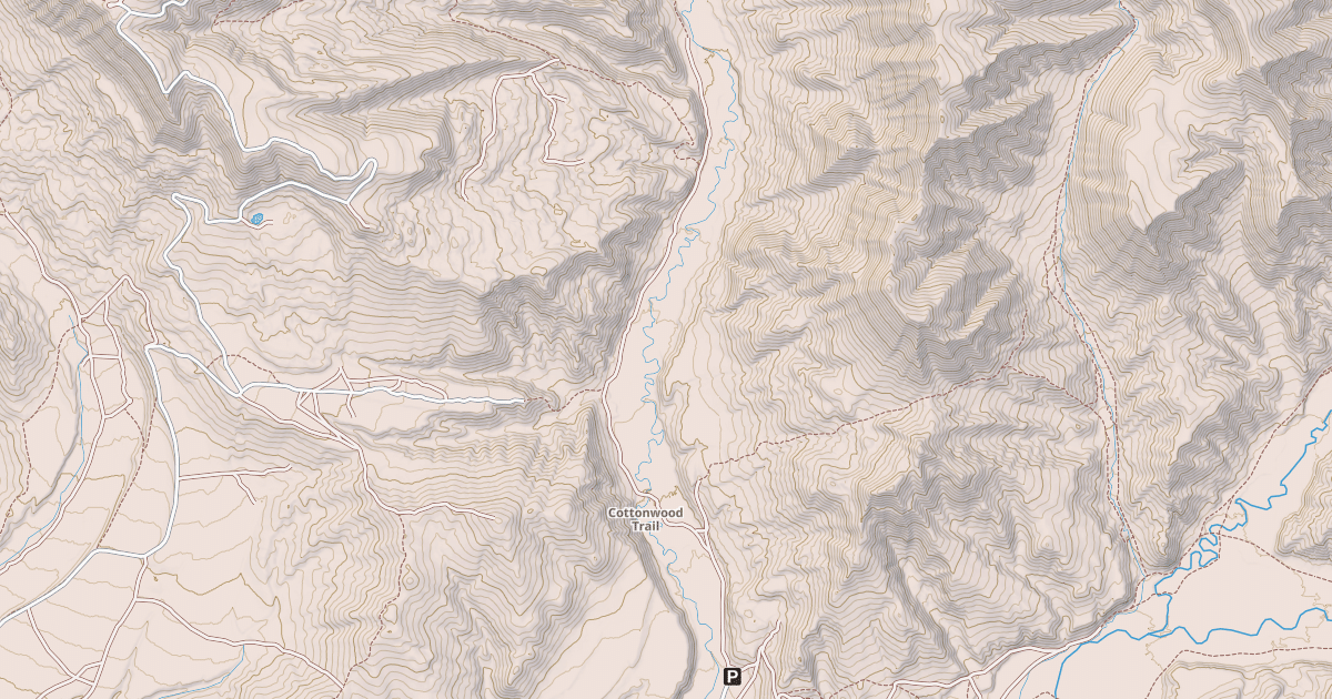 Map preview of COTTONWOOD