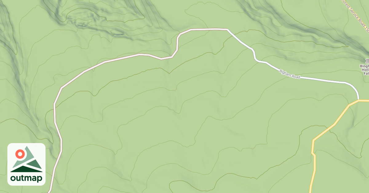 Map of BIGHAM RD