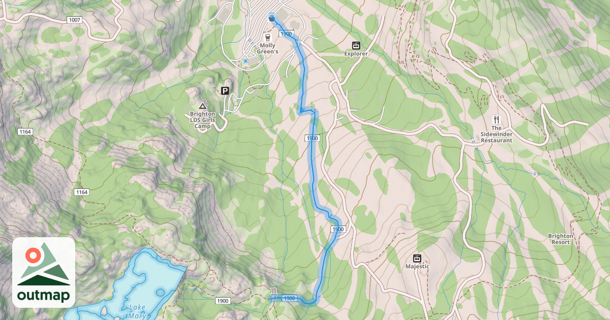 Map of Brighton Lakes Trail