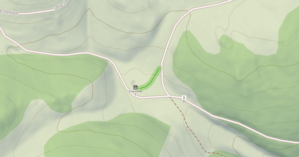Map preview of Cinivières