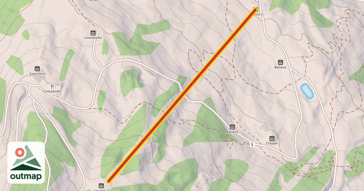 Map of TK Courtil 1